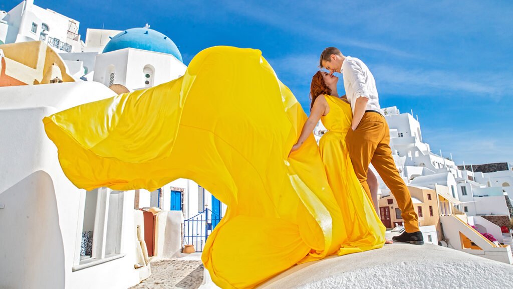 Santorini Dress Photoshoots